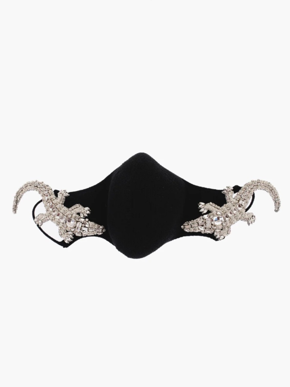 Balmain Face Mask with Bejeweled Crocodile (RARE)